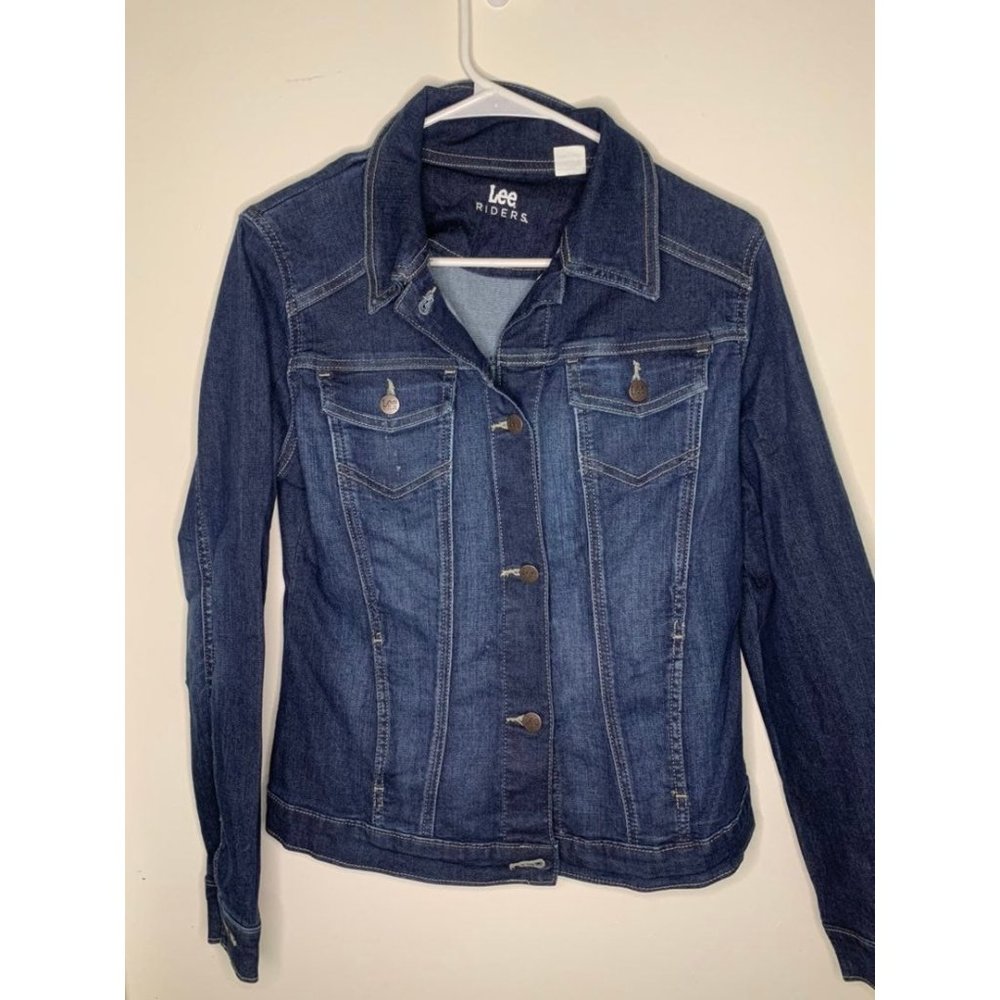 Lee Riders Medium Dark Blue Jean Jacket